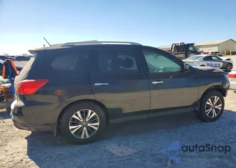 2017 Nissan Pathfinder S z USA, uszkodzony, nr VIN 5N1DR2MM9HC669356